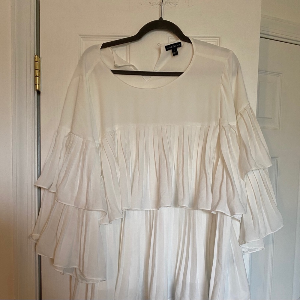 White petal blouses